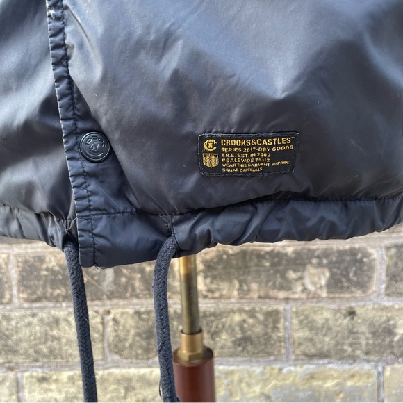 Crooks & Castles Medusa Windbreaker, Size Large, Rare, Discontinued, 2017, Black - Picture 4 of 12